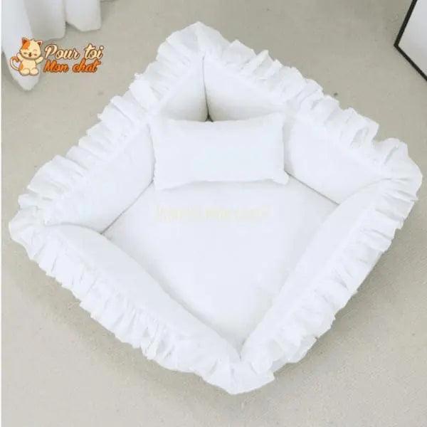 LIT COUSSIN DE PRINCESSE MIGNON EN DENTELLES POUR CHAT – Chat’dentelles™ - Pour toi Mon chat