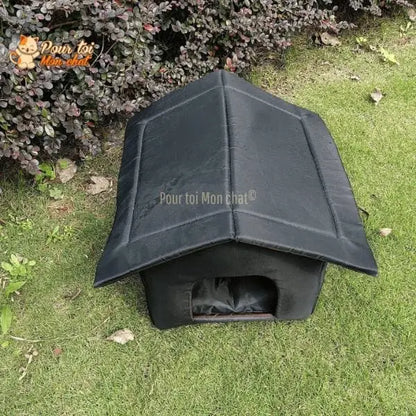MAISON ÉTANCHE POUR CHAT D’EXTÉRIEUR - CABANE4CAT™ - Pour toi Mon chat