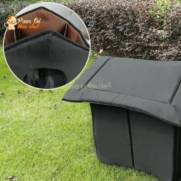 MAISON ÉTANCHE POUR CHAT D’EXTÉRIEUR - CABANE4CAT™ - Pour toi Mon chat