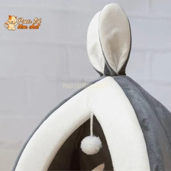 NICHE ORIGINALE À OREILLES DE LAPIN POUR CHAT – Oreill’Chat™ - Pour toi Mon chat