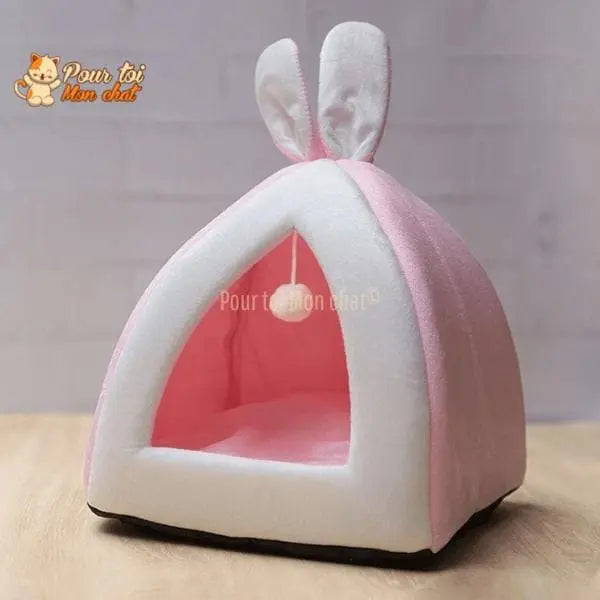 NICHE ORIGINALE À OREILLES DE LAPIN POUR CHAT – Oreill’Chat™ - Pour toi Mon chat