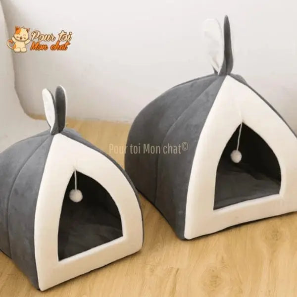 NICHE ORIGINALE À OREILLES DE LAPIN POUR CHAT – Oreill’Chat™ - Pour toi Mon chat