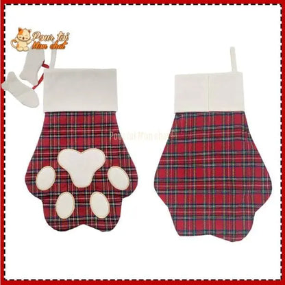 Noël Décors Chat, Chaussettes de Noël - Pour chats - Chat’chaussette’de’Noël™ - Pour toi Mon chat