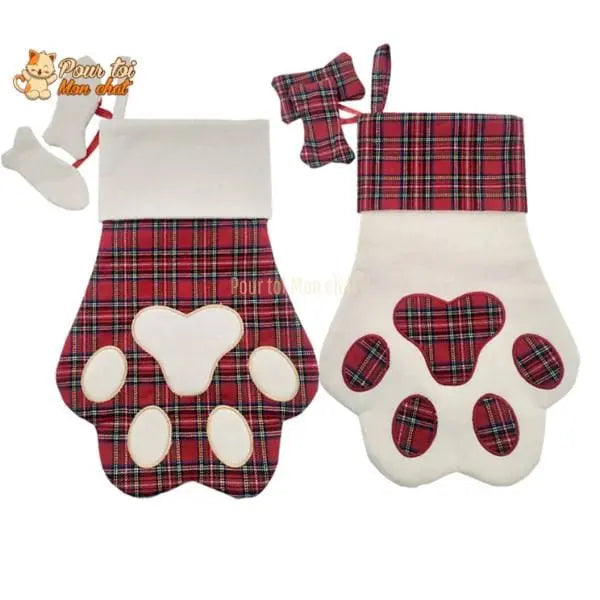 Noël Décors Chat, Chaussettes de Noël - Pour chats - Chat’chaussette’de’Noël™ - Pour toi Mon chat