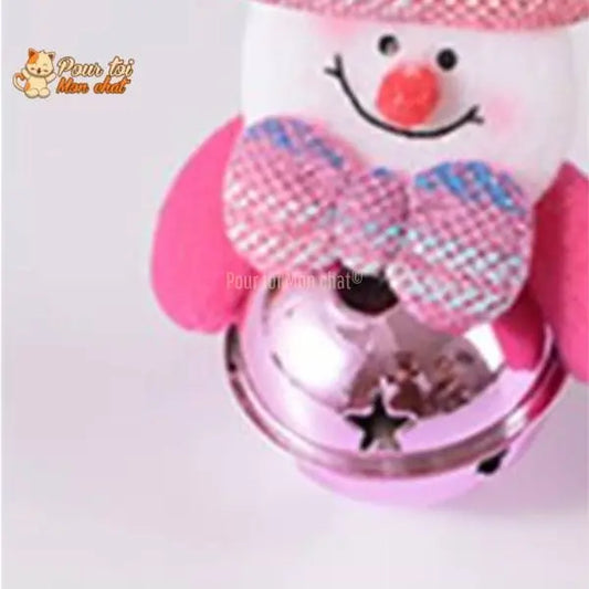 Noël Jouets en Peluche, décors de Noël, Père Noël, Bonhomme de neige, Renne, Nounours, clochette, grelot, poupées - Pour Chat - GrelotNoëlChat™ - Pour toi Mon chat