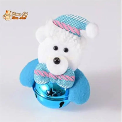 Noël Jouets en Peluche, décors de Noël, Père Noël, Bonhomme de neige, Renne, Nounours, clochette, grelot, poupées - Pour Chat - GrelotNoëlChat™ - Pour toi Mon chat