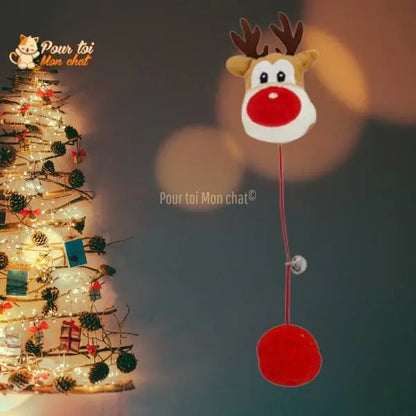 Noël Jouets en Peluche, fourrure, boule, cloche, poupées - Pour Chat - PomponNoëlChat™ - Pour toi Mon chat
