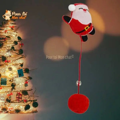 Noël Jouets en Peluche, fourrure, boule, cloche, poupées - Pour Chat - PomponNoëlChat™ - Pour toi Mon chat