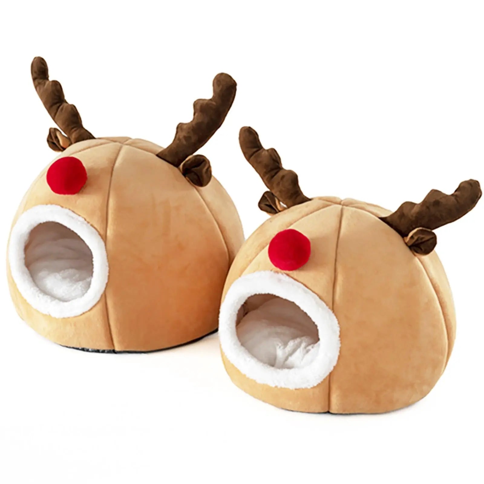 Noël Lit et Coussins en forme de Renne, Citrouille, Botte et Sapin de Noël - pour Chat - NOËLdeCHAT™ - Pour toi Mon chat