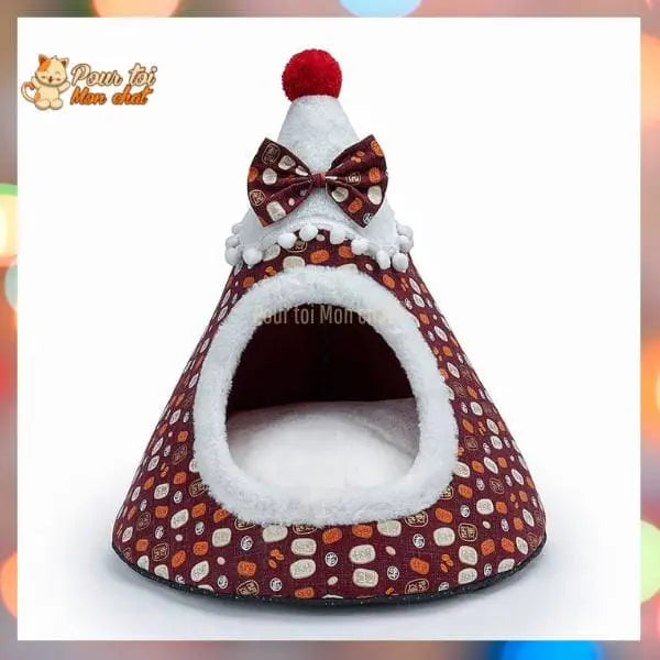 Noël Sapin de Noël Or et Argent - Pour Chat - SapinVelours™ - Pour toi Mon chat