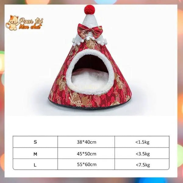 Noël Sapin de Noël Or et Argent - Pour Chat - SapinVelours™ - Pour toi Mon chat