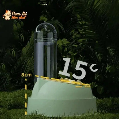 Fontaine à eau et bols à croquettes et friandises pour chat - Perfect Trio - Pour toi Mon chat