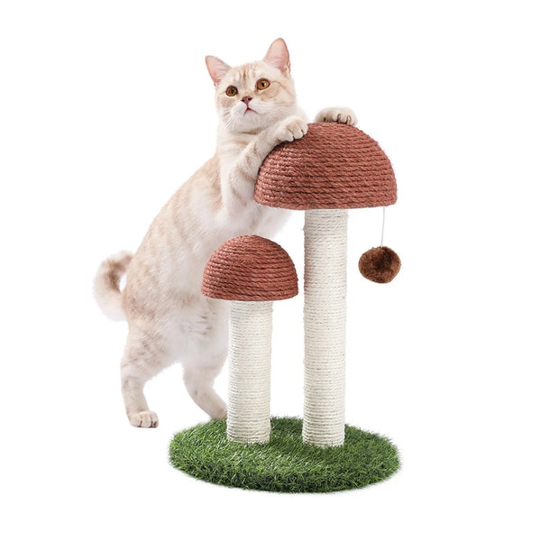 Petit arbre à chat en forme de champignon Pour toi Mon chat