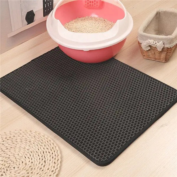 Tapis capteur de litière pour chats - StopLitière™ - Pour toi Mon chat