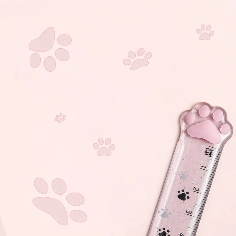 Règle droite avec patte de chat Pour toi Mon chat