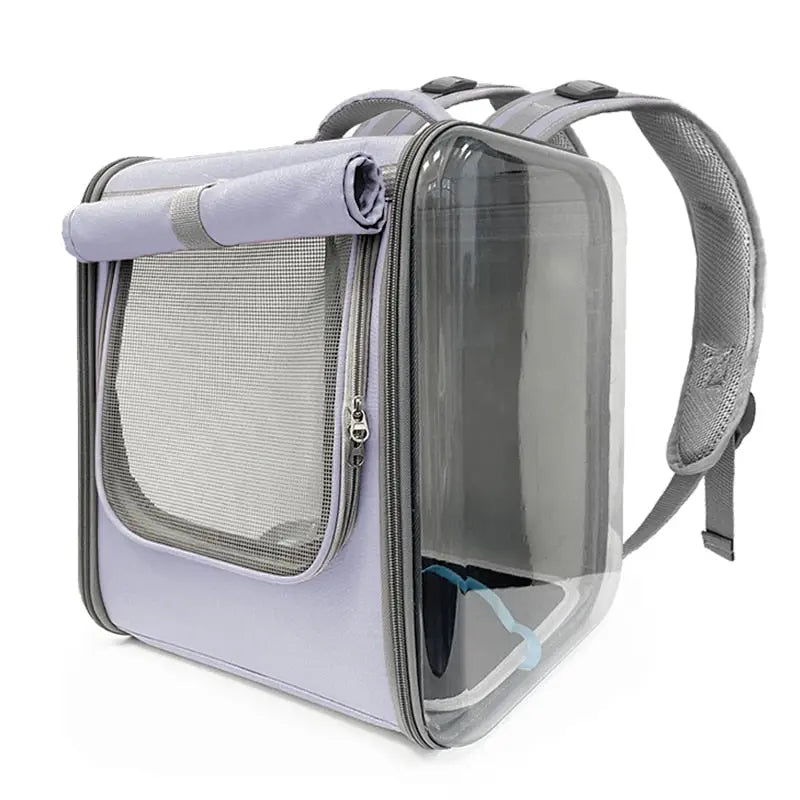 Sac à dos carré de transport spacieux pour chat Pour toi Mon chat