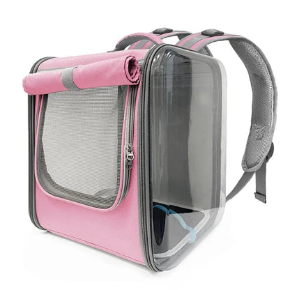 Sac à dos carré de transport spacieux pour chat Pour toi Mon chat