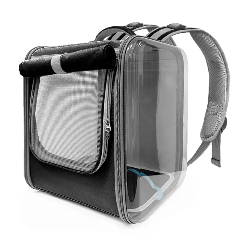 Sac à dos carré de transport spacieux pour chat Pour toi Mon chat