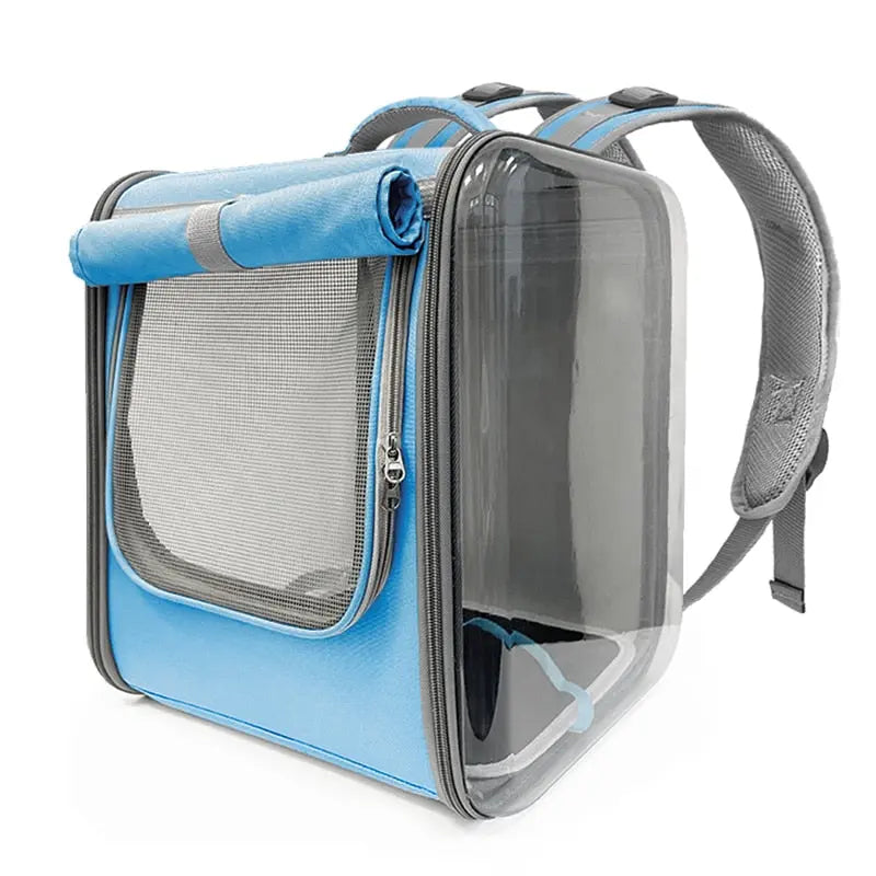 Sac à dos carré de transport spacieux pour chat Pour toi Mon chat