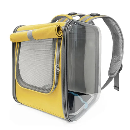 Sac à dos carré de transport spacieux pour chat Pour toi Mon chat