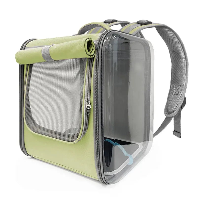 Sac à dos carré de transport spacieux pour chat Pour toi Mon chat