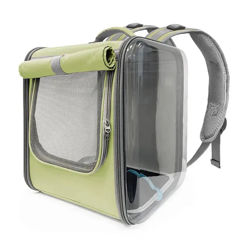 Sac à dos carré de transport spacieux pour chat Pour toi Mon chat