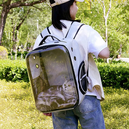 Sac à dos de transport carré pour chat Pour toi Mon chat