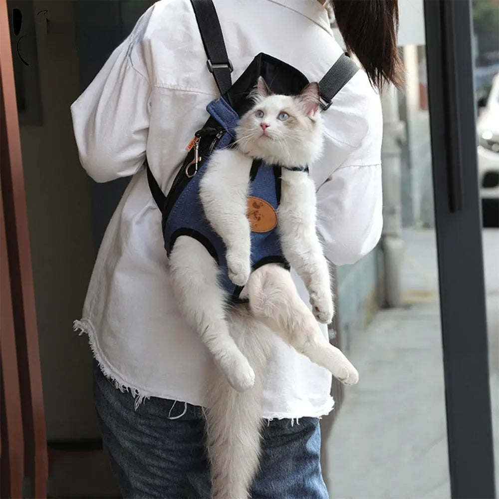 Sac à dos de transport pour chat Pour toi Mon chat