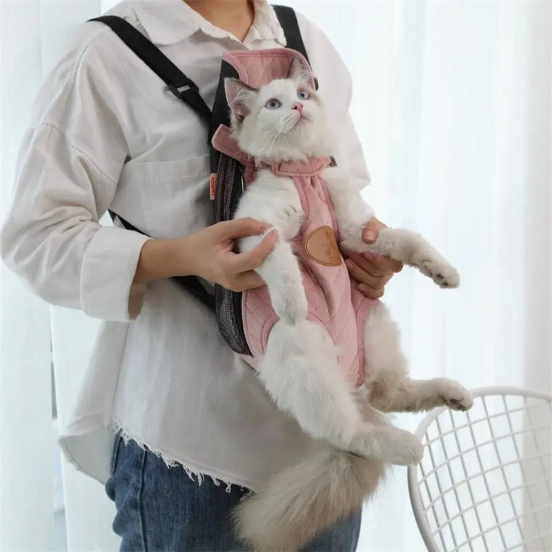 Sac à dos de transport pour chat Pour toi Mon chat