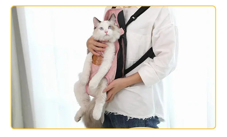 Sac à dos de transport pour chat Pour toi Mon chat