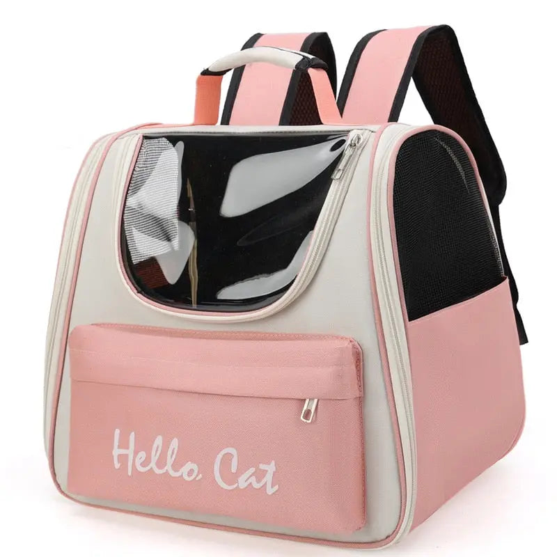 Sac à dos de transport respirant pour chat Pour toi Mon chat