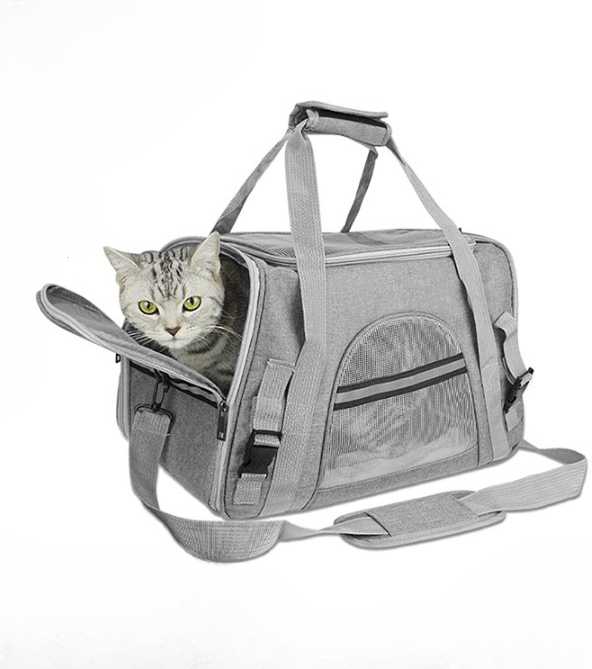 Sac à main à bandoulière pour le transport des chats Pour toi Mon chat