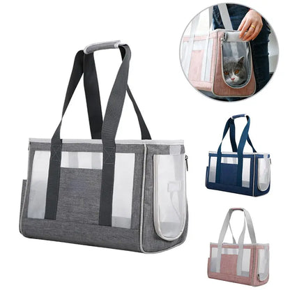 Sac à main de transport respirant pour chat Pour toi Mon chat
