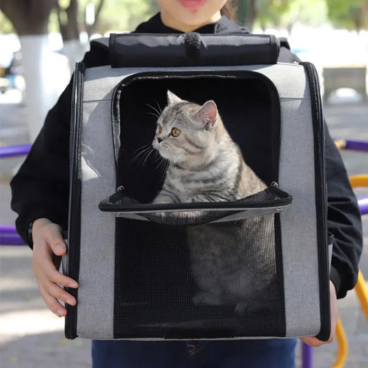 Sac de transport à bandoulière pour chat Pour toi Mon chat