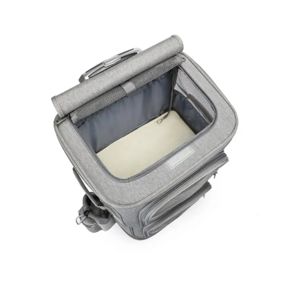 Sac pliable télescopique à roulettes pour chat Pour toi Mon chat