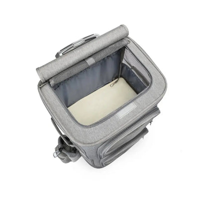 Sac pliable télescopique à roulettes pour chat Pour toi Mon chat