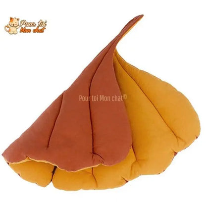 TAPIS, LIT, COUSSIN DOUX EN FORME DE FEUILLE POUR CHAT – FEUILL’À’CHAT™ - Pour toi Mon chat
