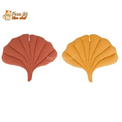 TAPIS, LIT, COUSSIN DOUX EN FORME DE FEUILLE POUR CHAT – FEUILL’À’CHAT™ - Pour toi Mon chat