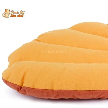 TAPIS, LIT, COUSSIN DOUX EN FORME DE FEUILLE POUR CHAT – FEUILL’À’CHAT™ - Pour toi Mon chat