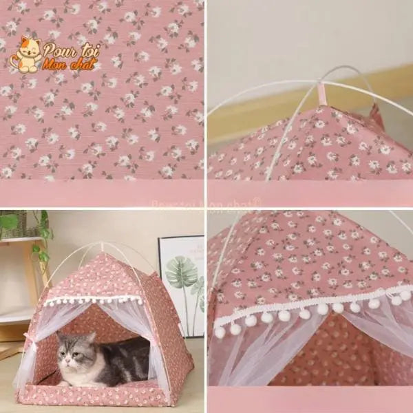 TENTE TOUT CONFORT POUR CHAT – TENT’À’CHAT™ - Pour toi Mon chat