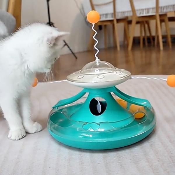 Jouet pour Chat Distributeur de Croquettes - Tournichat™ - Pour toi Mon chat