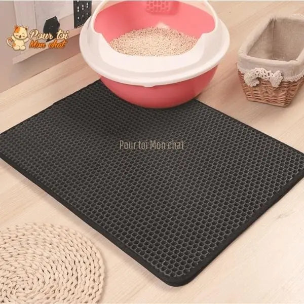 Tapis capteur de litière pour chats - StopLitière™ - Pour toi Mon chat