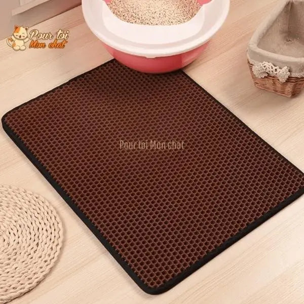 Tapis capteur de litière pour chats - StopLitière™ - Pour toi Mon chat