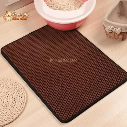 Tapis capteur de litière pour chats - StopLitière™ - Pour toi Mon chat