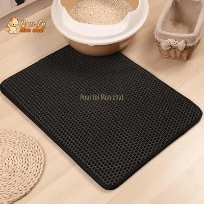 Tapis capteur de litière pour chats - StopLitière™ - Pour toi Mon chat