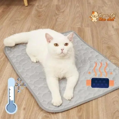 Tapis rafraîchissant & reposant - CHATauFrais™ - Pour toi Mon chat