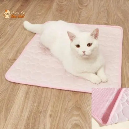 Tapis rafraîchissant & reposant - CHATauFrais™ - Pour toi Mon chat