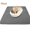 Tapis récupérateur de litière pour chat – Simple et Double-fond tapis litière - Pour toi Mon chat