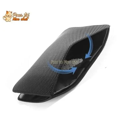 Tapis récupérateur de litière pour chat – Simple et Double-fond tapis litière - Pour toi Mon chat
