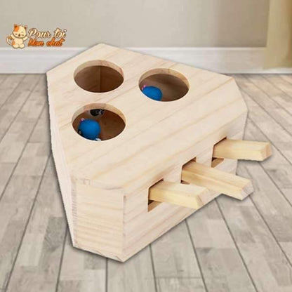 Jeu éducatif en bois - AttrapCat'™ - Pour toi Mon chat